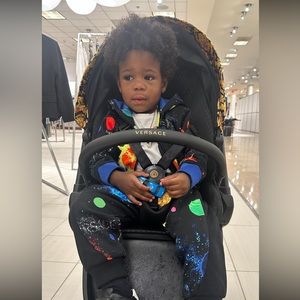 Versace Kids 3-piece Galaxy Print Track Suit